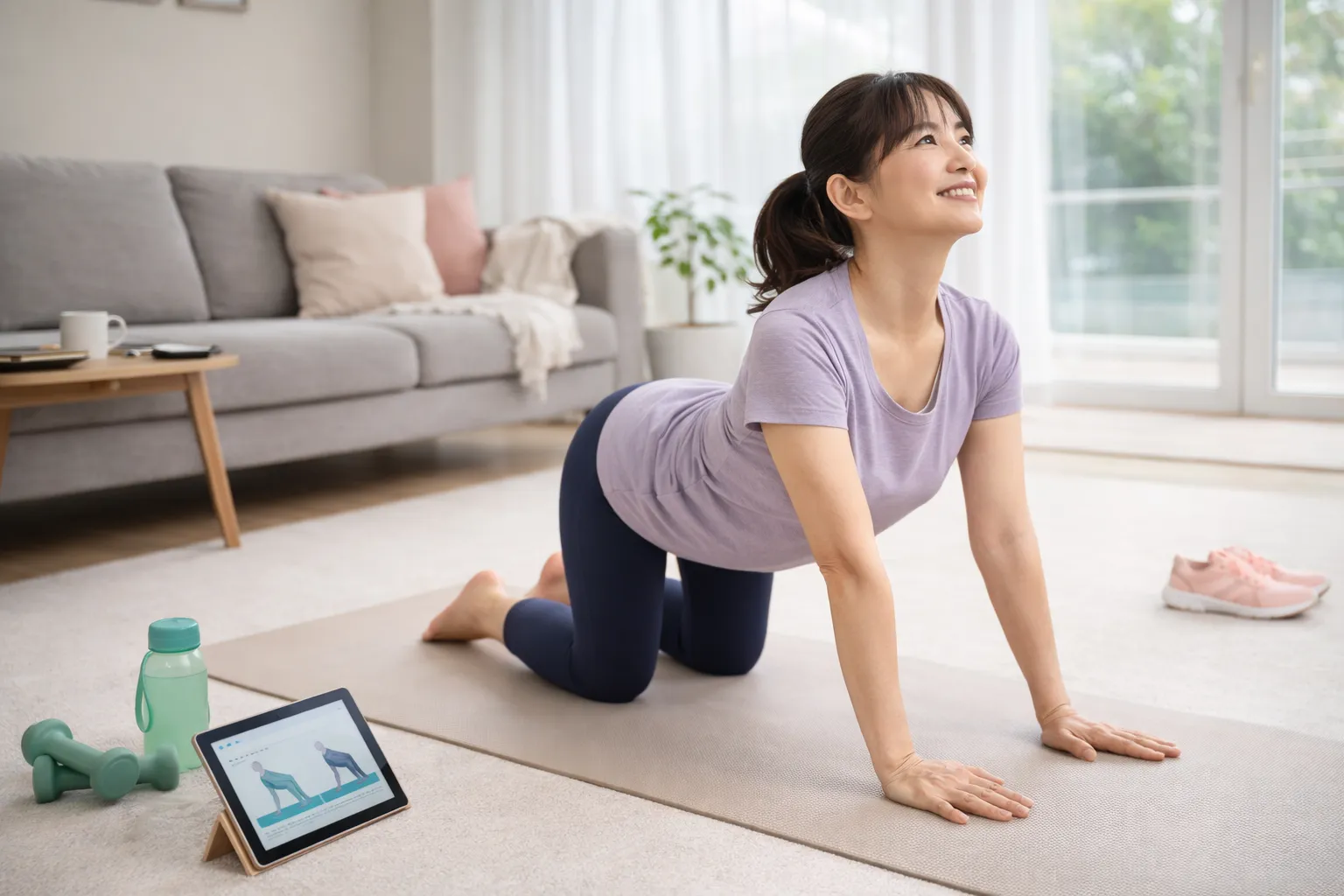 自宅エクササイズで姿勢改善と運動が習慣化する10分メソッド